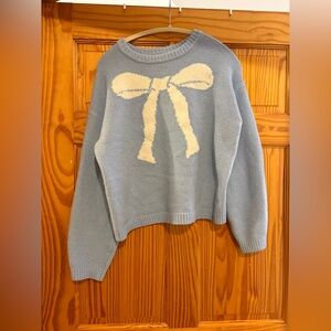 Blue Bow Sweater (Target / A New Day)